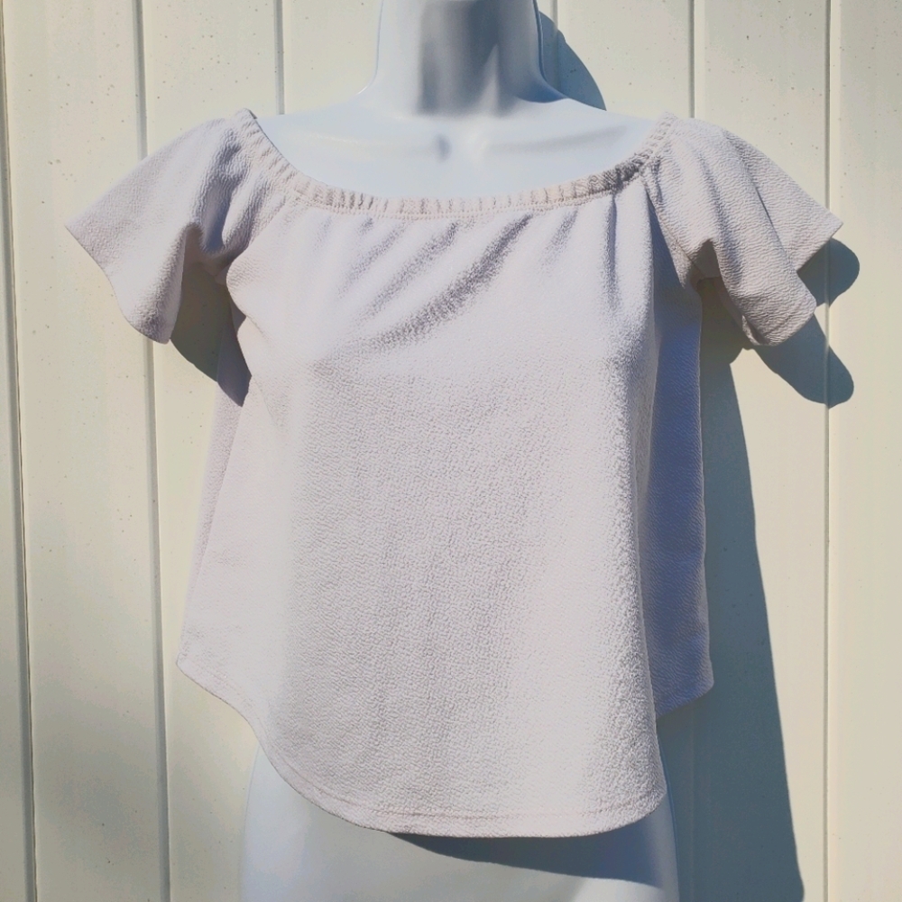 White Blouse Off The Shoulder